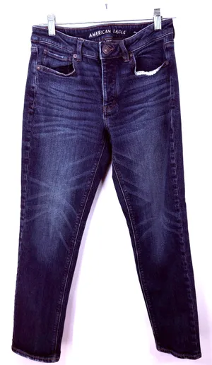 American Eagle Women's Tom Girl Jeans Size 4 Regular thumbnail 1
