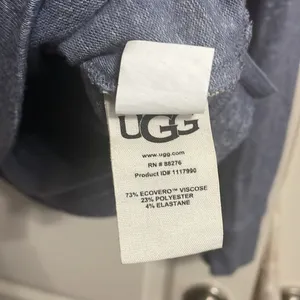 UGG Elettra Soft Lightweight‎ Hoodie Lounge Minimalist Cozy Pajama thumbnail 5