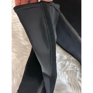 Blondo Twyla Waterproof Knee High Suede Leather Boot Black SZ 6.5 stretchy calf thumbnail 6