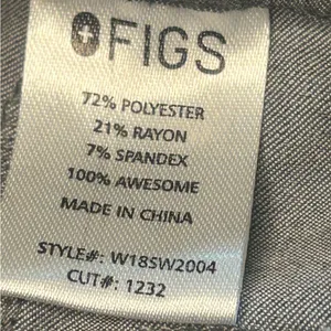Figs Limited Edition Tokha professional scrub pant straight leg gray NWT S REG thumbnail 4