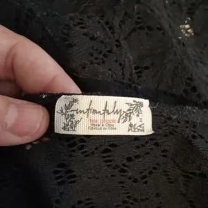 Free People Intimately Mesh Hoop N Look Closure Goth Gruge Festival Size M thumbnail 2