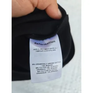 Reformation Womens Black Button Front Corset Cami Tank Top Sleeveless XS thumbnail 5