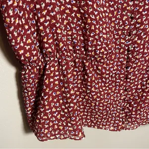 Madewell retro ditsy floral blouse boho button front long sleeve top thumbnail 11