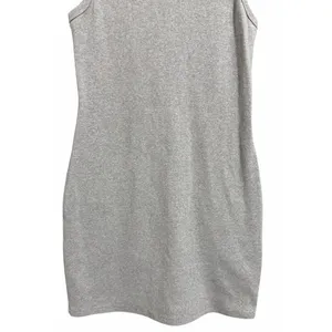 Aritzia TNA Quartz Ribbed Bodycon Mini Dress Heather Gray Women's‎ Size Large thumbnail 5