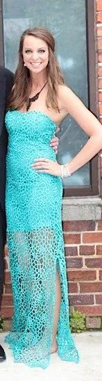 Teal Dress Blue thumbnail 1
