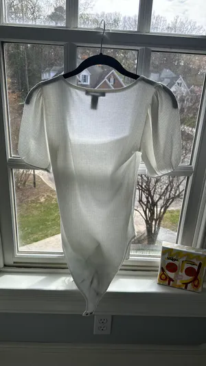 Forever 21 White Bodysuit thumbnail 3
