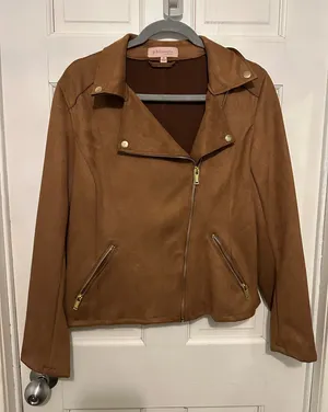Faux suede jacket  thumbnail 1