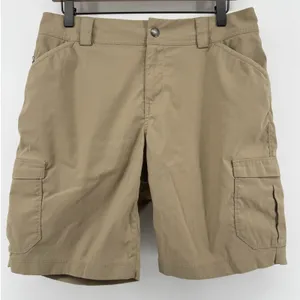 Duluth Dry on the Fly 10" Cargo Shorts Khaki Women 10 Hiking Outdoor Utility thumbnail 1