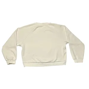 Aritzia Sunday Best Crewneck Sweatshirt Women's M Ivory Butterfly Embroidery GUC thumbnail 3
