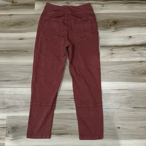 Anthropologie Red Cargo Relaxed Pants Women’s 0 thumbnail 2