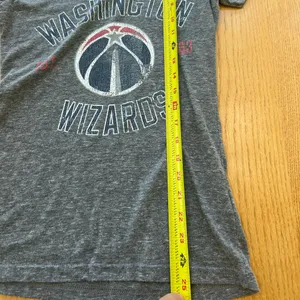 Washington Wizards Fanatics Fitted Shirt Size Small‎ Gray Women’s thumbnail 7