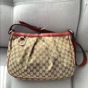 GUCCI canvas GG monogram shoulder bag ❤️❤️ thumbnail 3