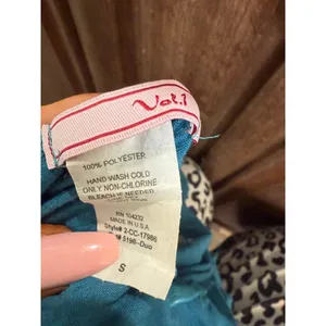 Women's Vol.1 Teal Gold Sequin Camisole Top S thumbnail 8