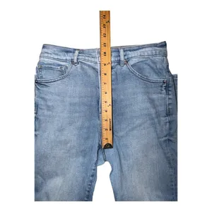 Express Modern Straight Super High Rise Jeans, Size 4R thumbnail 8