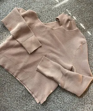 abercrombie and fitch luxe loft soft a&f mock neck top thumbnail 1