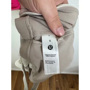 Lululemon Align Ribbed Tank Top Shine Bone Radiate Transparent Foil Sz 6 LW1EQVS thumbnail 6
