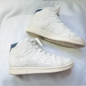 Adidas Stan Smith Snake Skin High Top Sneakers - 5.5W thumbnail 2