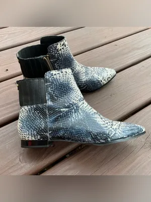 Calvin Klein Snake-Print Pointed Toe Ankle Boots 🪻🪻 thumbnail 2