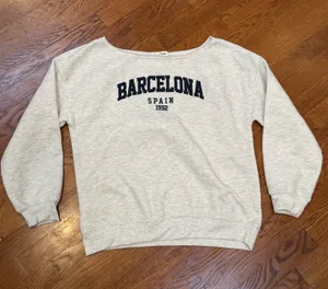 Vine and Valley Off the shoulder crewneck thumbnail 1