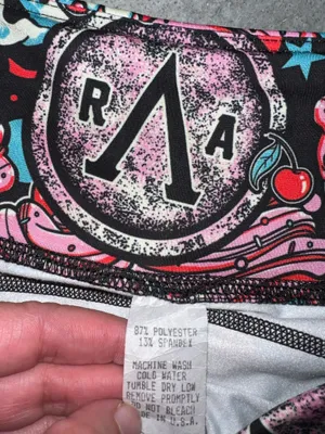 Women’s Skull & Cupcake Print Active Shorts - Pink‎ Blue thumbnail 4