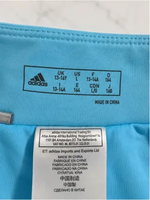 Adidas Aqua Blue Tennis Skort‎ Skirt Shorts Women’s Small Neon Trim Pockets thumbnail 6