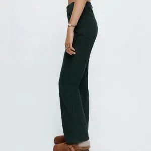 RE/DONE Green Corduroy Loose Flare thumbnail 5