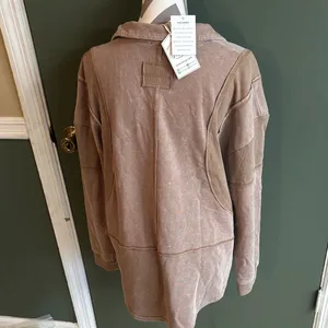Very J Tan Long Sleeve Top thumbnail 3