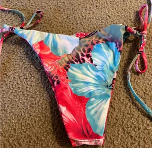 Multicolor Floral Animal Print Bikini Multiple thumbnail 4