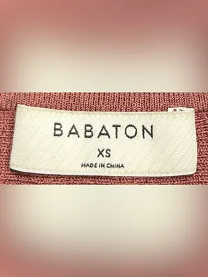 Aritzia Babaton Women's Size XS Sculpt Brown Ribbed Square Neck Crop Tank Top thumbnail 2