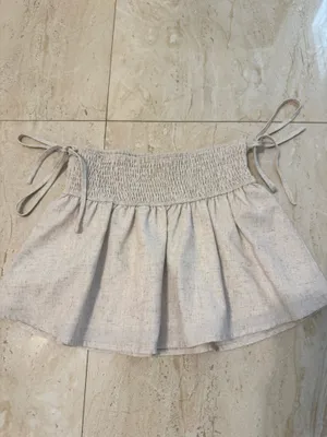 Princess Polly Linen Mini Skirt thumbnail 3