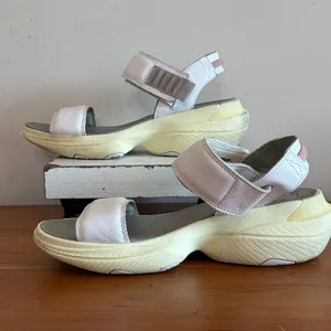 Sorel Kinetic Impact II Slingback Sandals White Sea Salt Ceramic NL4742-100 8.5‎ thumbnail 2