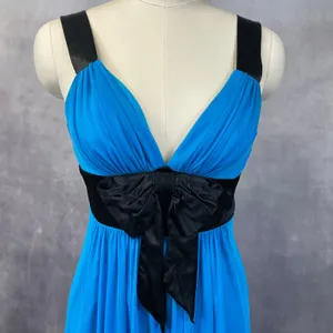 Y2K‎ Going Out Dress Womens Medium Empire Waist Flowy Party HOCO Cocktail thumbnail 3