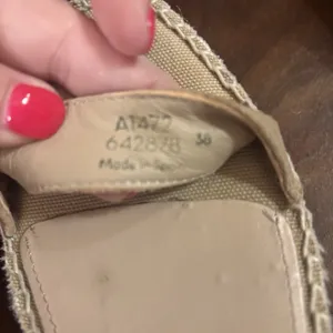 Boden Beige Leather Espadrille Platform Wedge‎ Sandals Women's EU 38 US 7.5 8 thumbnail 9