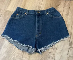 Vintage Lee Cut-Off Jean Shorts - size 14 thumbnail 1