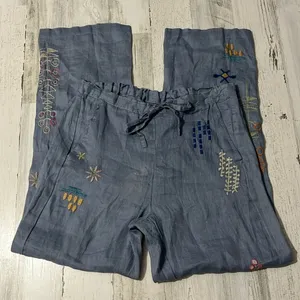 Johnny Was Elektra Linen Pants Size XS. NWT thumbnail 2