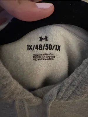 Under Armour XL Gray Fleece Pullover Hoodie Sparkle Logo thumbnail 4