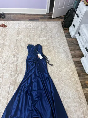 stacees prom dress Blue Size 0 thumbnail 4