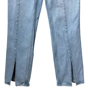 Abercrombie & Fitch 90s Straight Ultra‎ High Rise Denim Light Blue Capsule 6/28 thumbnail 4