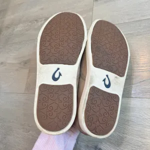 Olukai Pehuea Heu Tan Leather Shearling Lined‎ Slip On Sneakers Womens Size 9 thumbnail 6