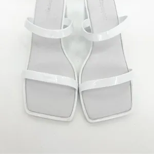 Jeffrey Campbell Jamm-3 Jelly Strappy Sandals Women's Size 9‎ White Y2K thumbnail 3