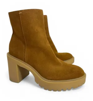 Dolce Vita Celia Suede Platform Boot Tan Size 7.5 thumbnail 1