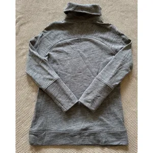 LULULEMON Women's Make a Move Funnel Neck Pullover Sweatshirt Gray Size 6 thumbnail 10