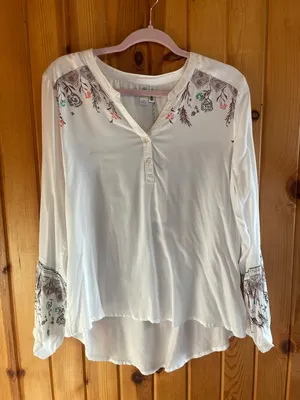 Aventura balloon sleeve Tencel top NWT thumbnail 1