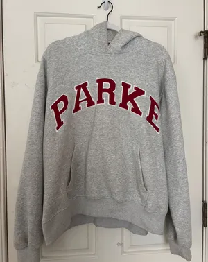Parke grey and red hoodie Gray Size L thumbnail 1