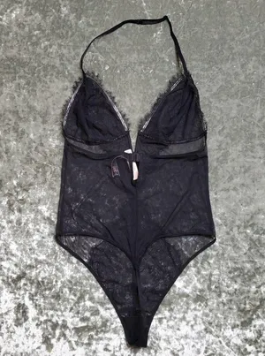 Victoria's Secret Sheer Lace Teddy Thong Bodysuit thumbnail 7