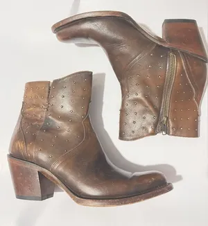 lucchese harley ankle boots thumbnail 1