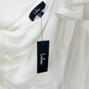 Lulus Simply Brilliant White One-Shoulder Bow Maxi Dress Formal Wedding XL NWT thumbnail 8