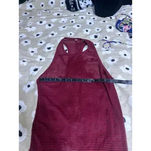 Lululemon red lightweight tank top thumbnail 2