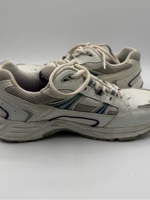 Vionic Walker Womens 7 Wide White Purple Orthotic Arch Support Walking Shoes thumbnail 5