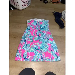 Lilly Pulitzer Strapless Floral Dress thumbnail 4